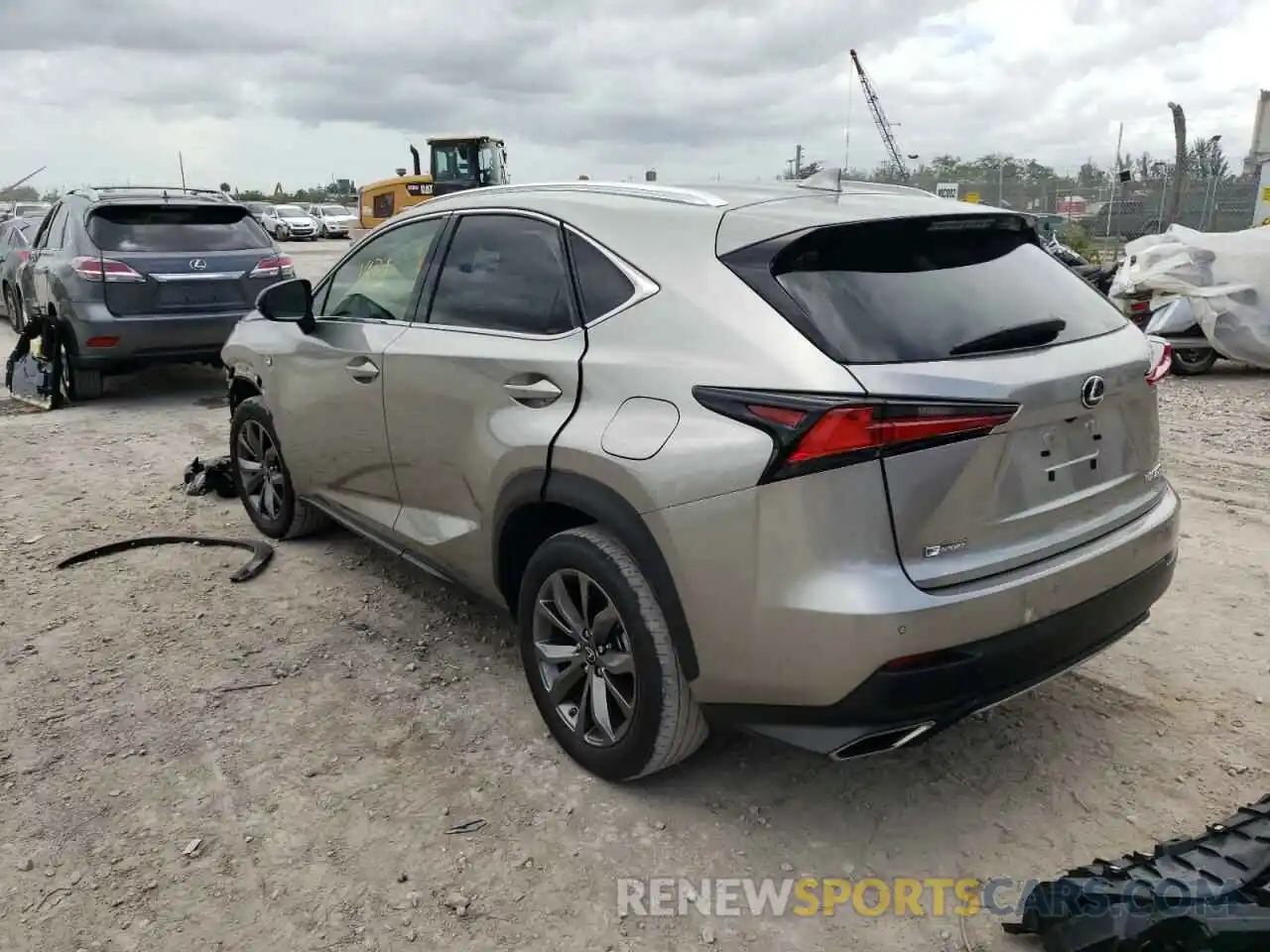 3 Фотография поврежденного автомобиля JTJSARBZ1M2185995 LEXUS NX 2021