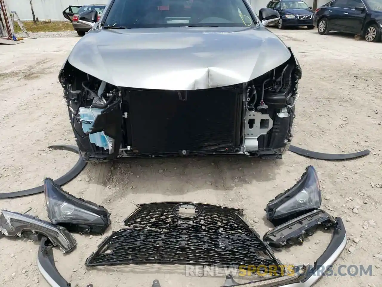 9 Фотография поврежденного автомобиля JTJSARBZ1M2185995 LEXUS NX 2021