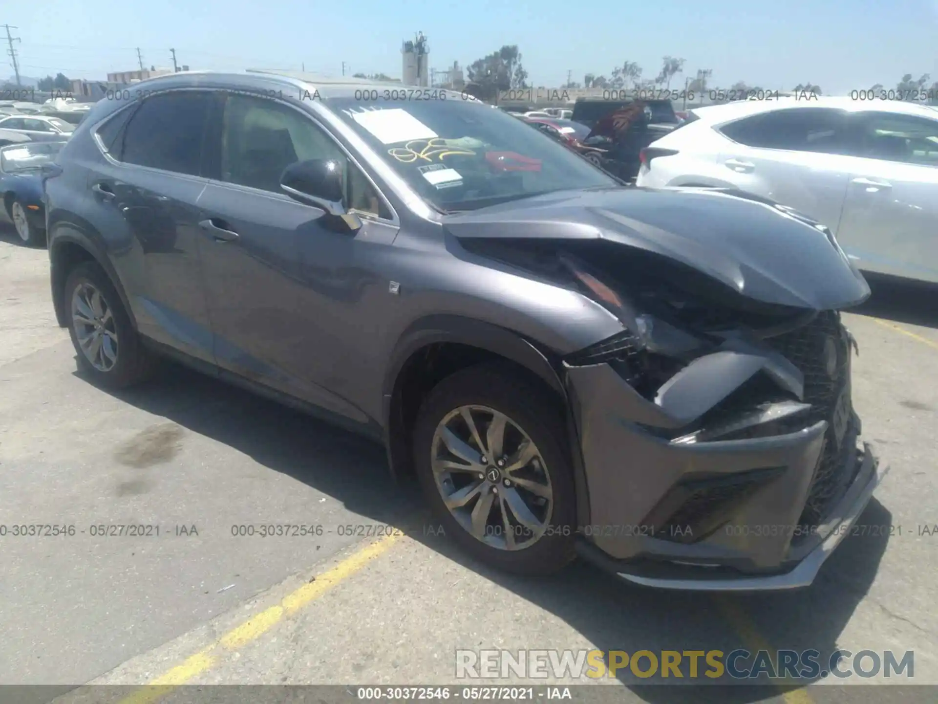 1 Photograph of a damaged car JTJSARBZ1M2186855 LEXUS NX 2021