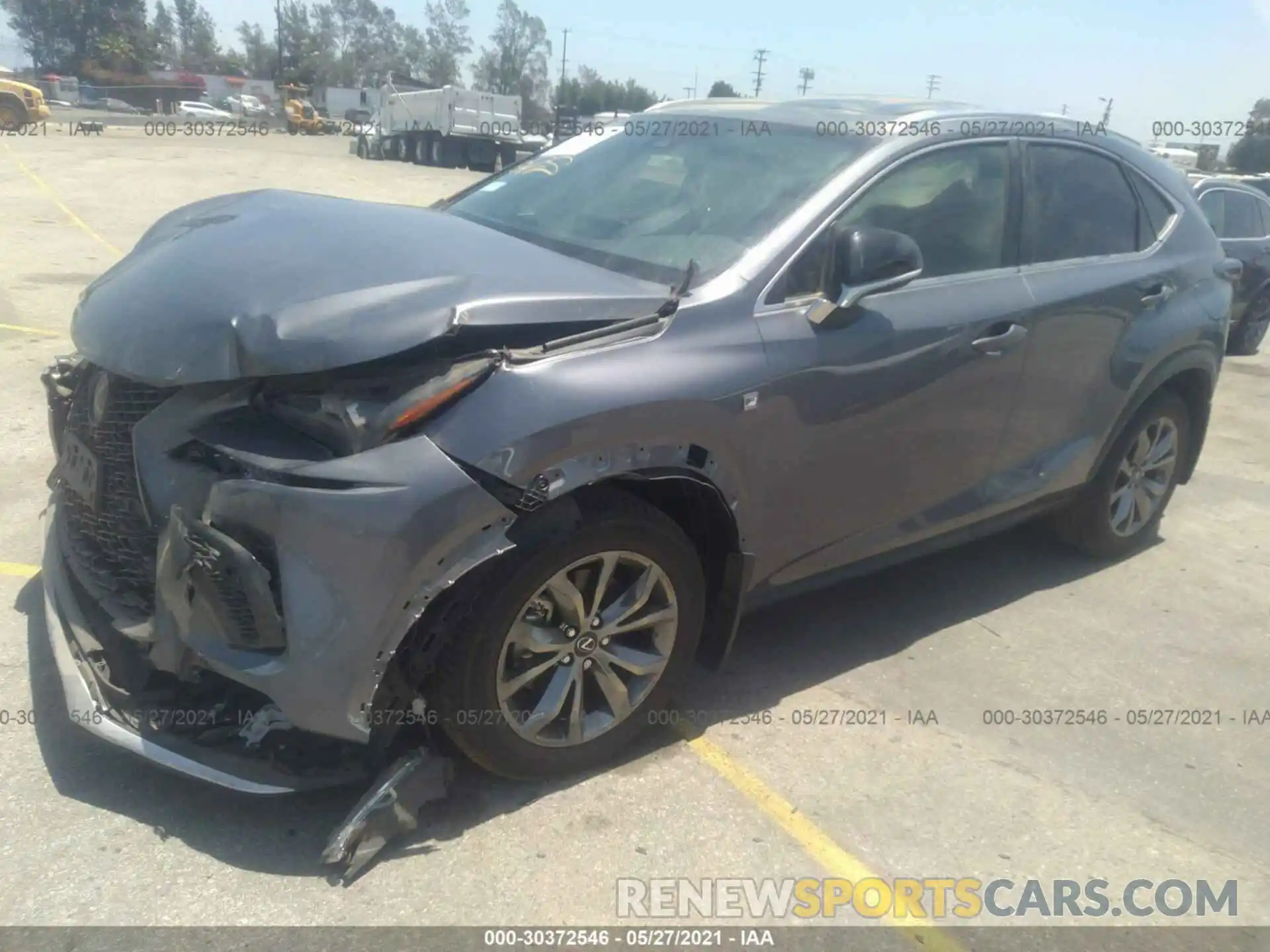 2 Photograph of a damaged car JTJSARBZ1M2186855 LEXUS NX 2021