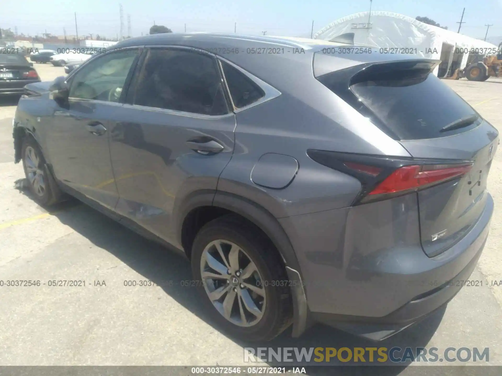 3 Photograph of a damaged car JTJSARBZ1M2186855 LEXUS NX 2021