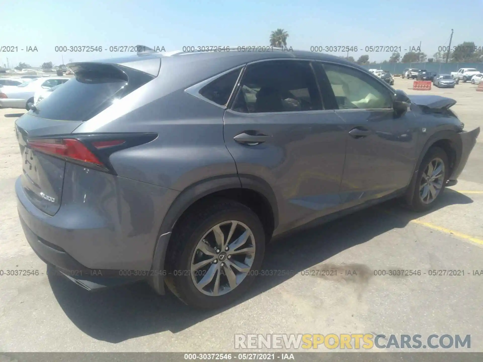 4 Photograph of a damaged car JTJSARBZ1M2186855 LEXUS NX 2021