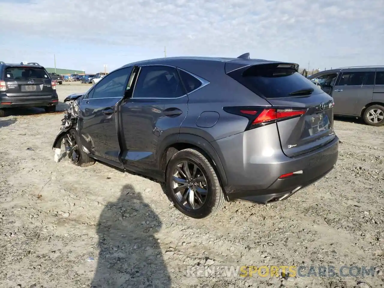 3 Фотография поврежденного автомобиля JTJSARBZ1M2190954 LEXUS NX 2021