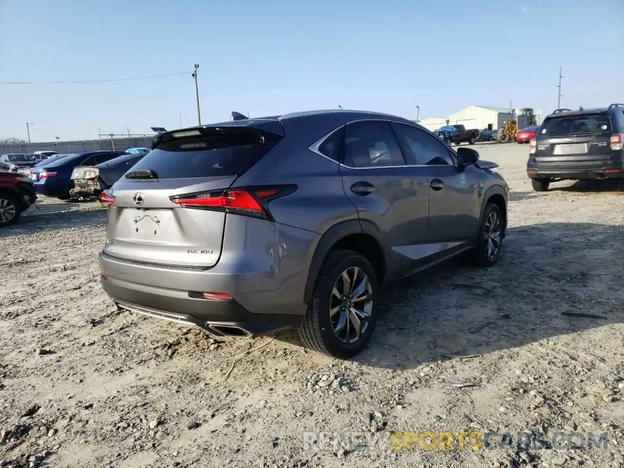 4 Фотография поврежденного автомобиля JTJSARBZ1M2190954 LEXUS NX 2021