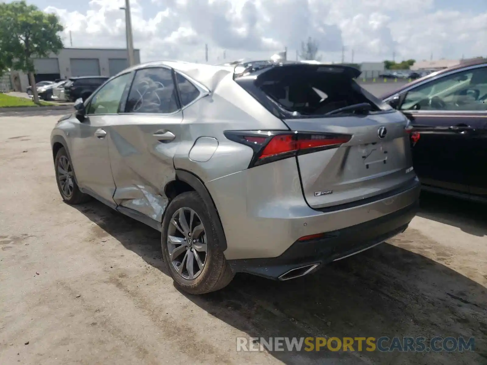 3 Фотография поврежденного автомобиля JTJSARBZ1M2192784 LEXUS NX 2021