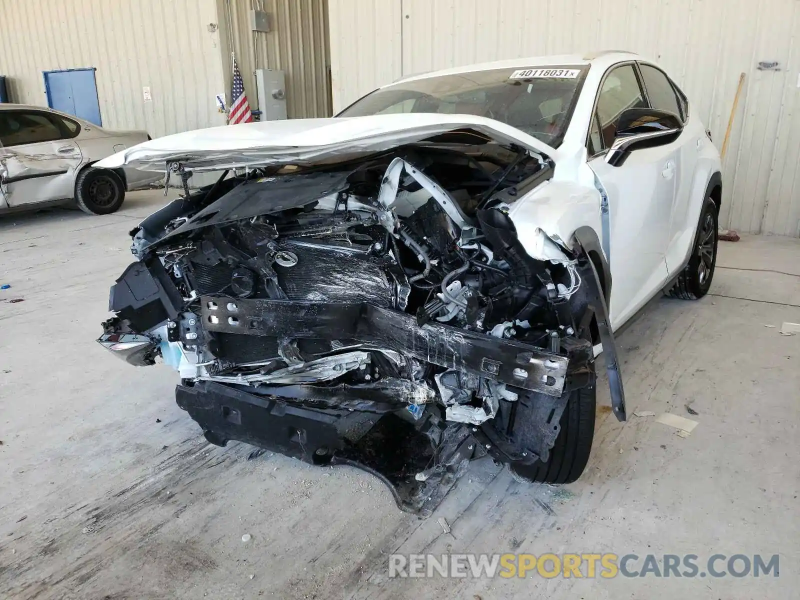 2 Photograph of a damaged car JTJSARBZ1M5026750 LEXUS NX 2021