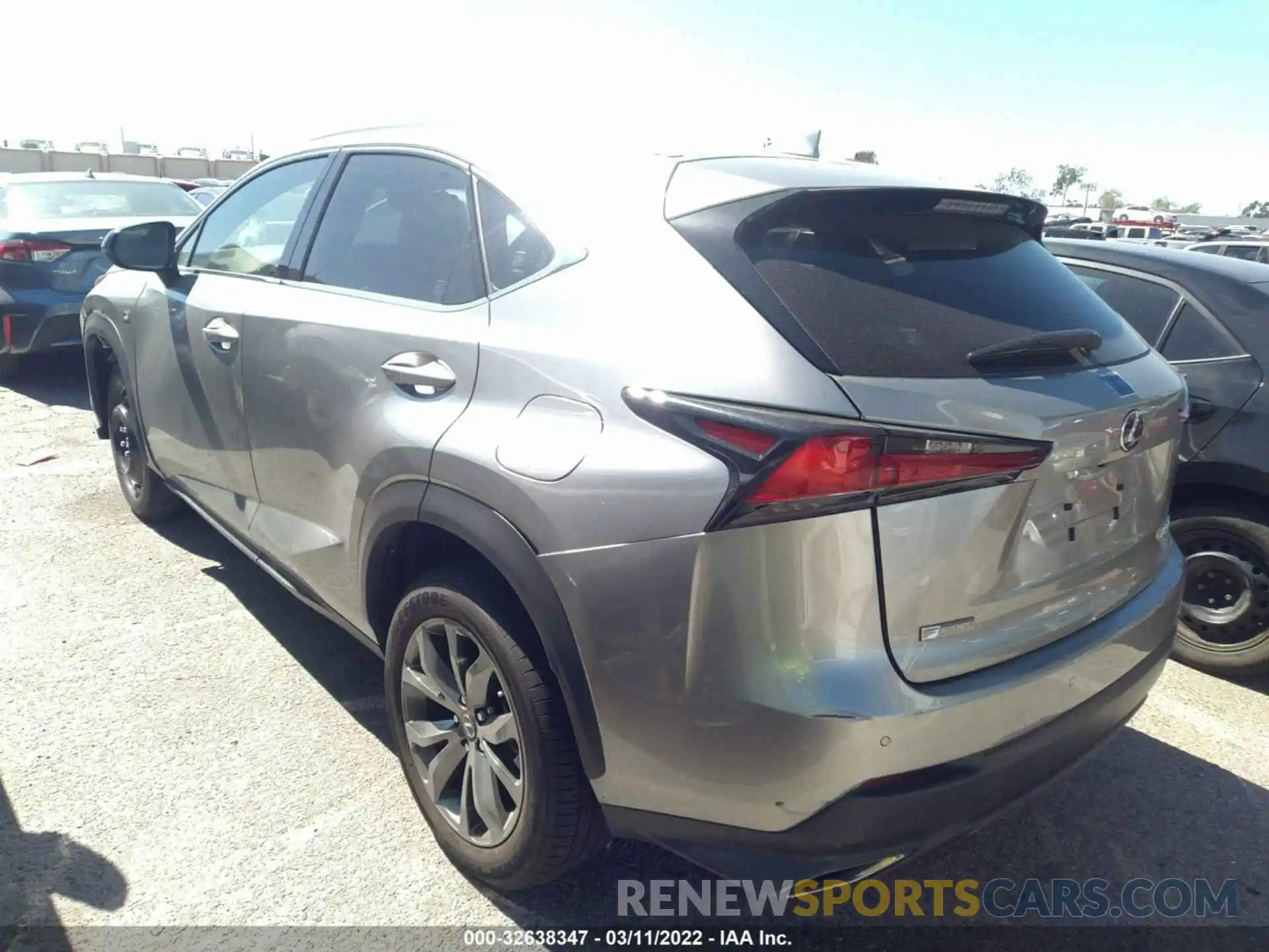 3 Photograph of a damaged car JTJSARBZ2M2188386 LEXUS NX 2021