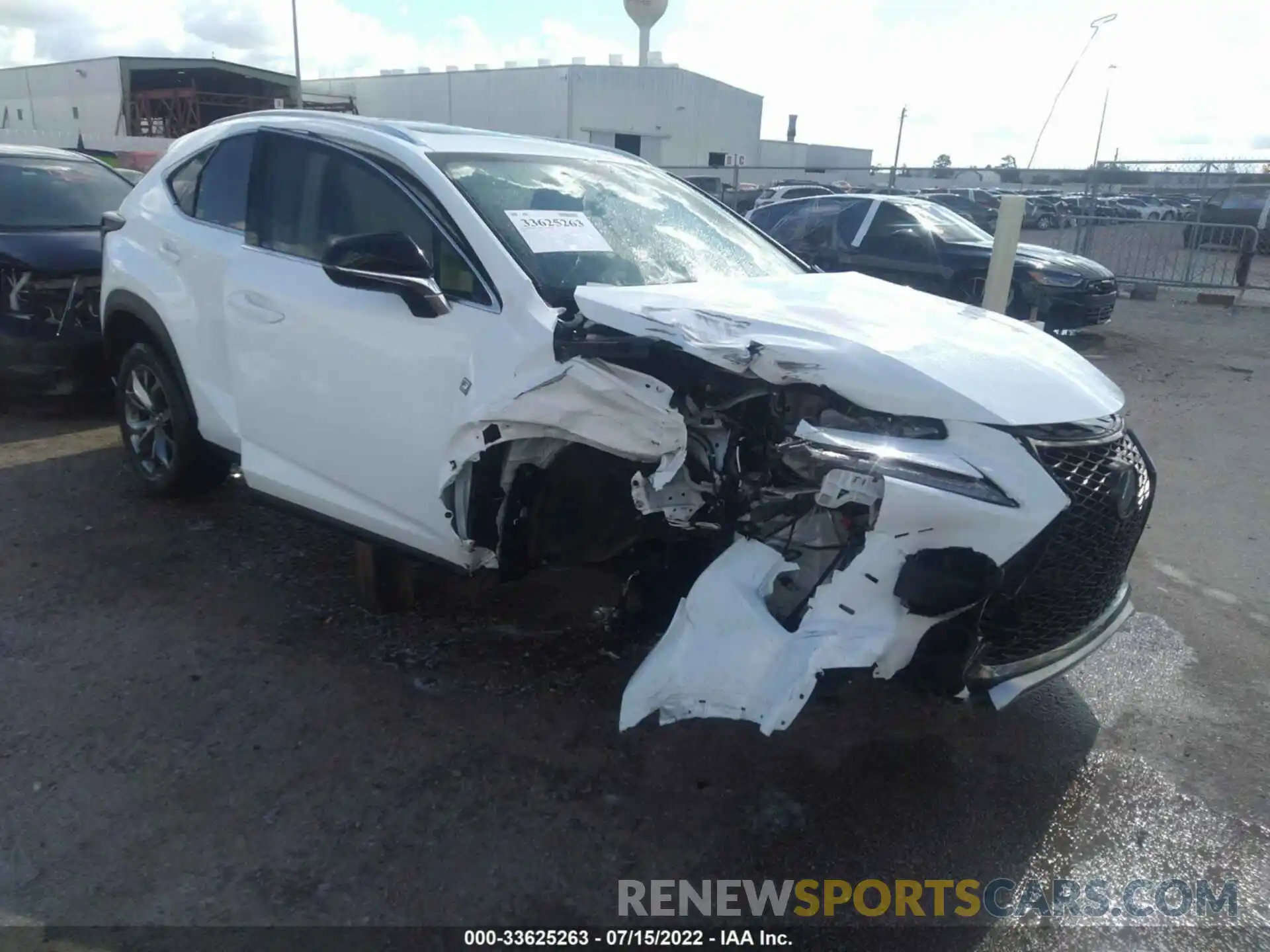 1 Photograph of a damaged car JTJSARBZ2M2189053 LEXUS NX 2021