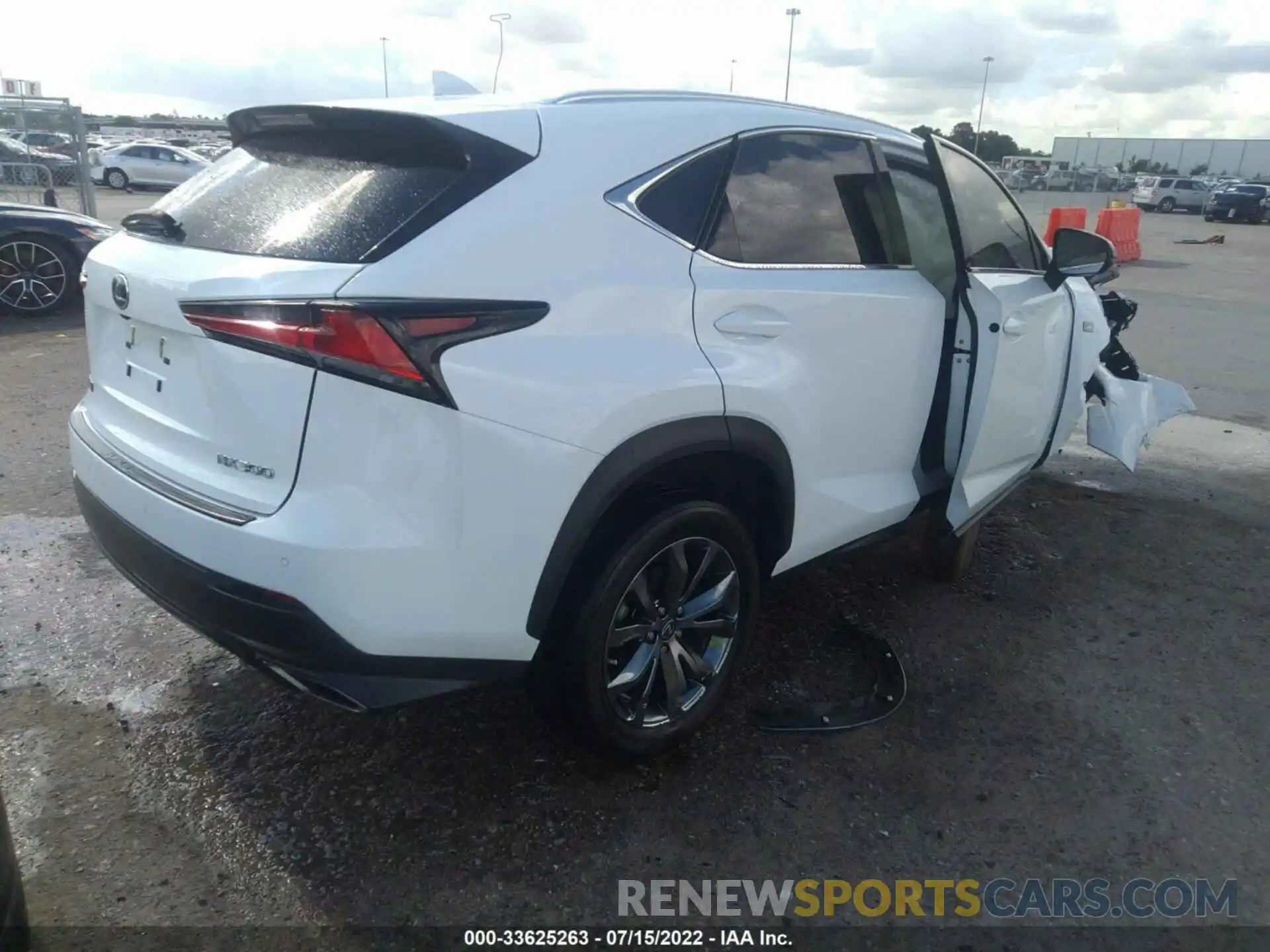 4 Photograph of a damaged car JTJSARBZ2M2189053 LEXUS NX 2021