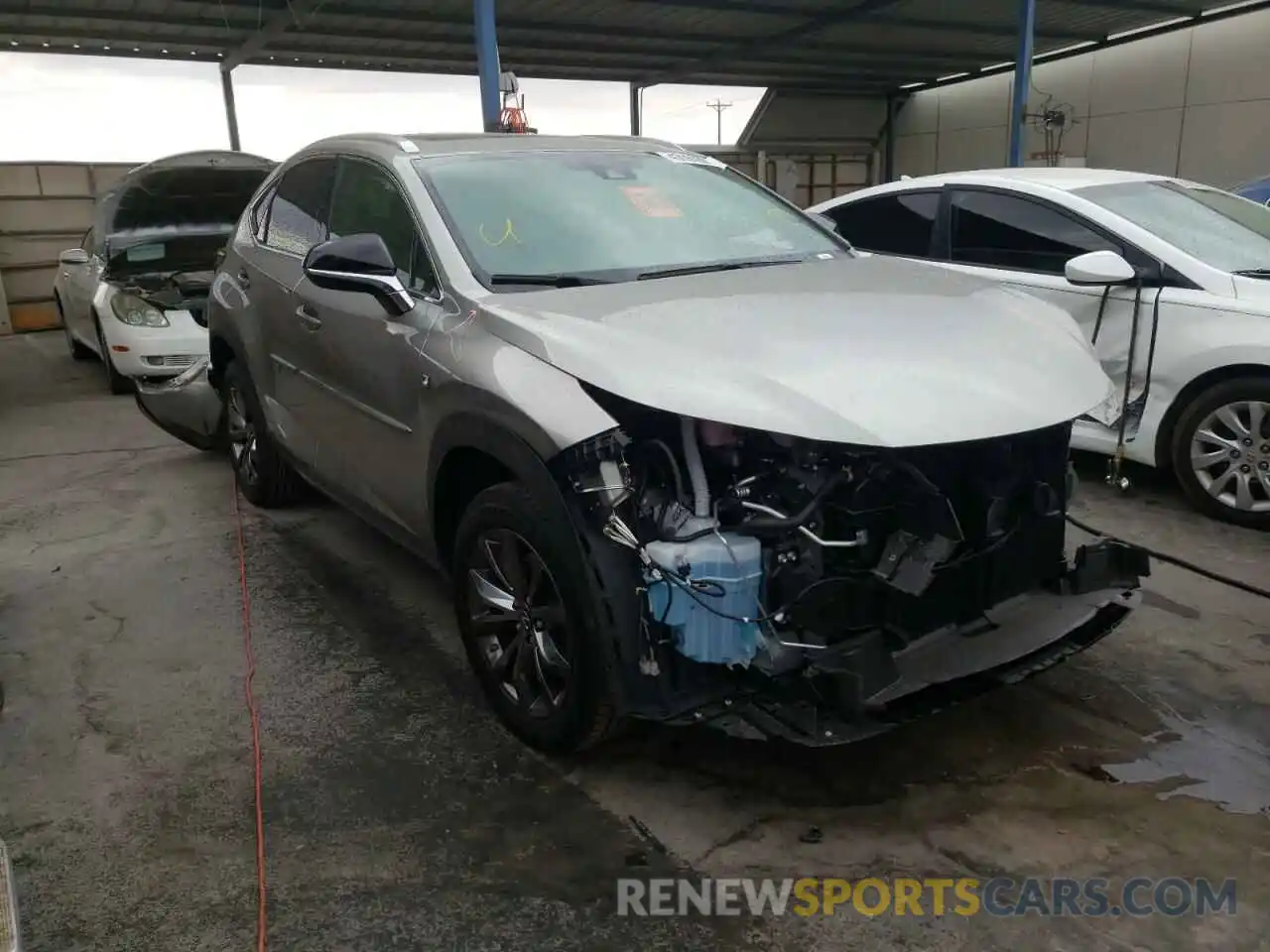 1 Photograph of a damaged car JTJSARBZ2M2190669 LEXUS NX 2021