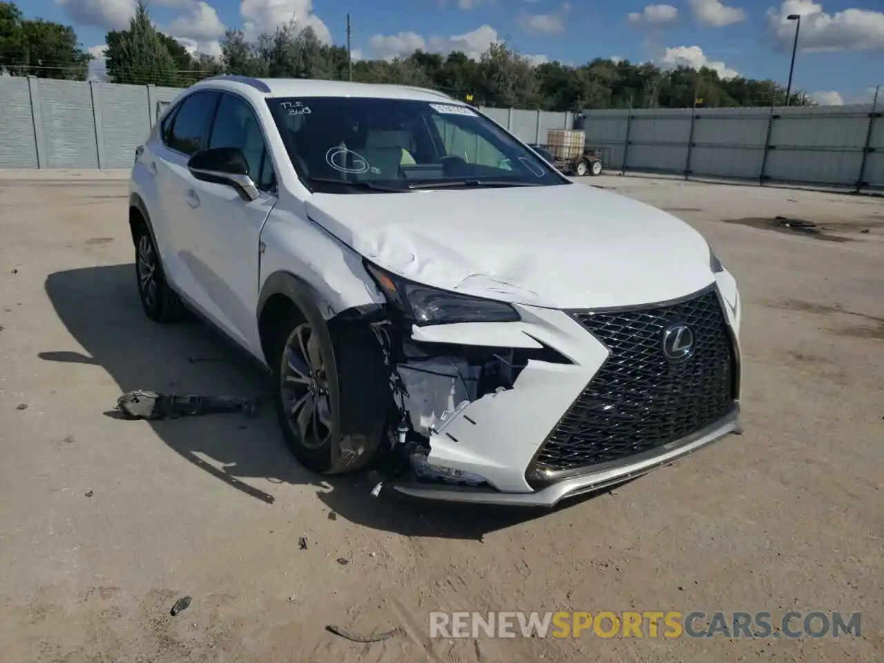 1 Photograph of a damaged car JTJSARBZ2M2191871 LEXUS NX 2021