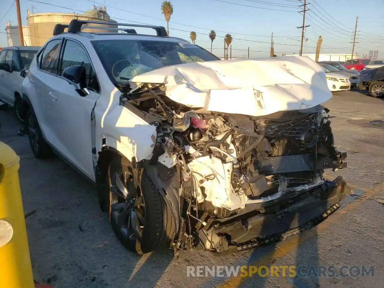 1 Photograph of a damaged car JTJSARBZ2M2200391 LEXUS NX 2021