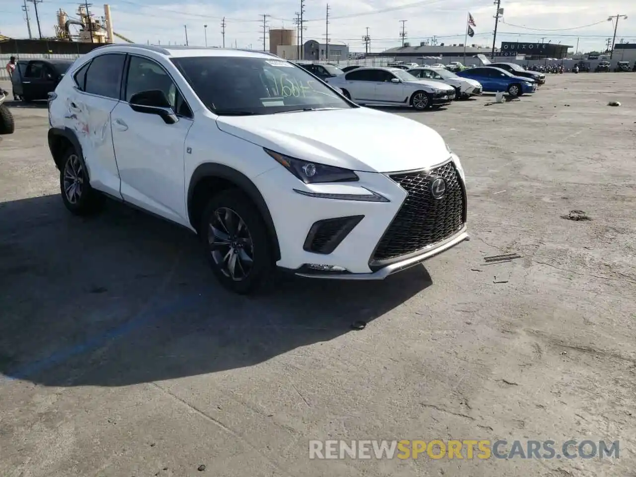 1 Фотография поврежденного автомобиля JTJSARBZ2M2202402 LEXUS NX 2021