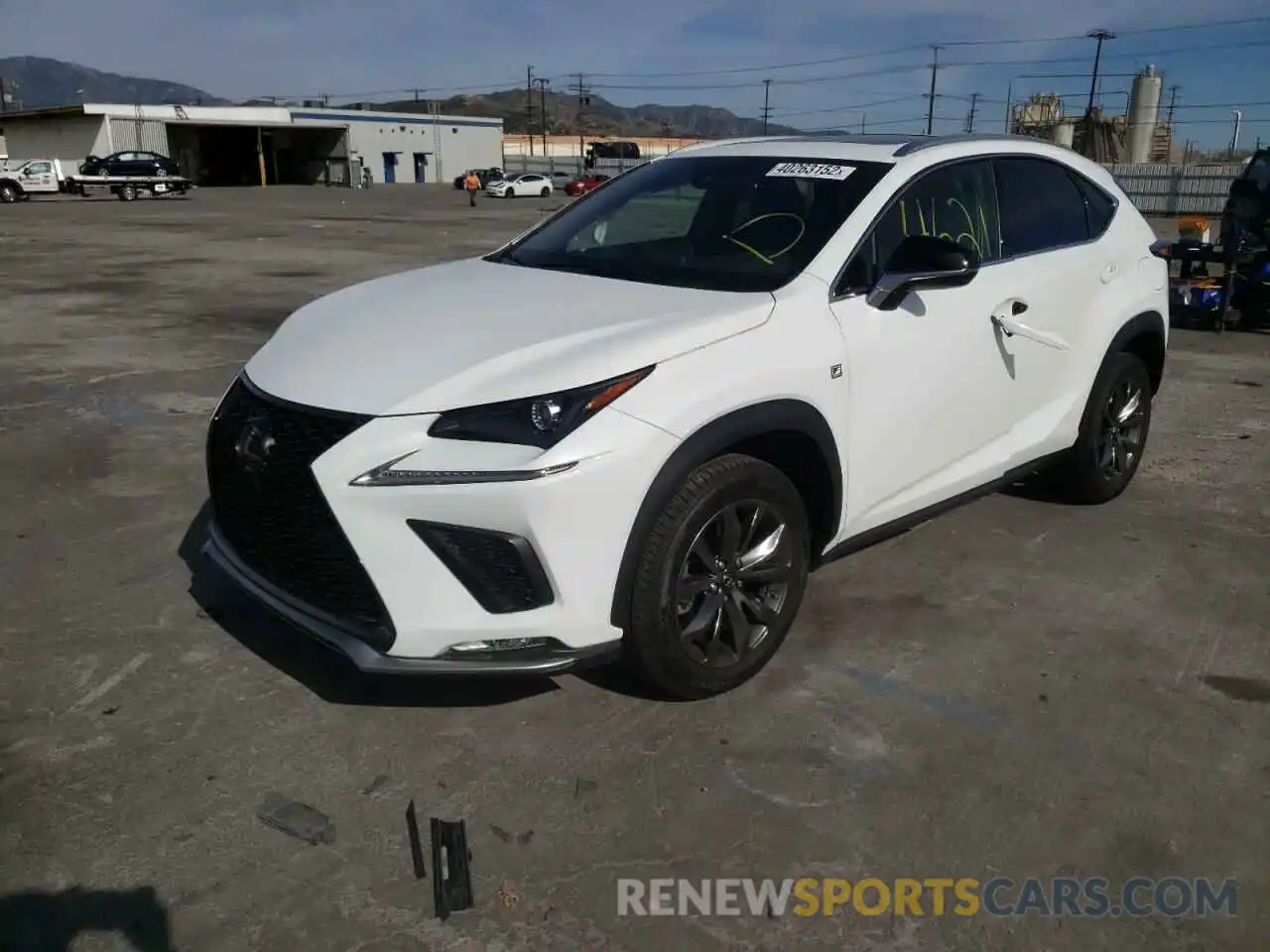 2 Фотография поврежденного автомобиля JTJSARBZ2M2202402 LEXUS NX 2021