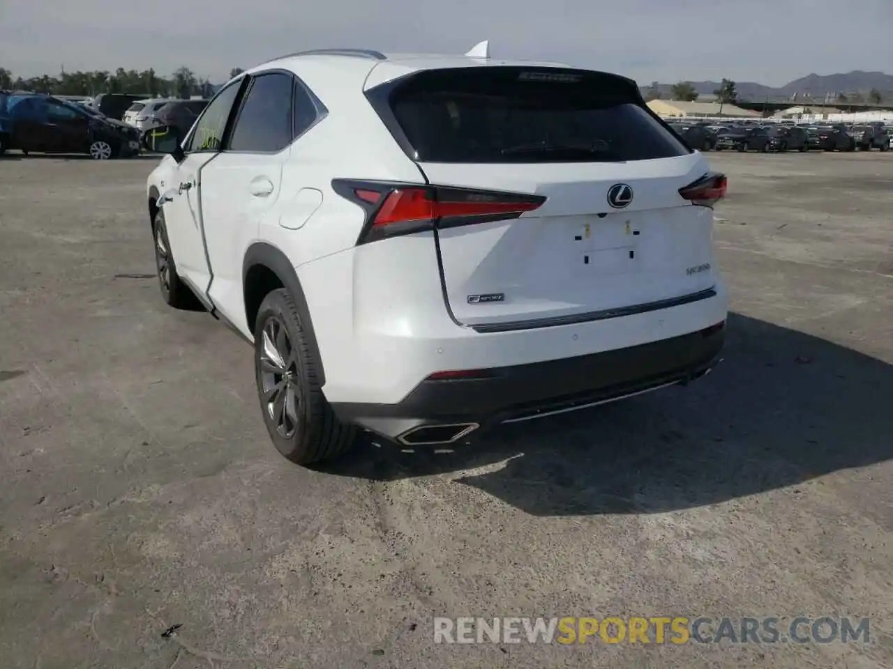 3 Фотография поврежденного автомобиля JTJSARBZ2M2202402 LEXUS NX 2021