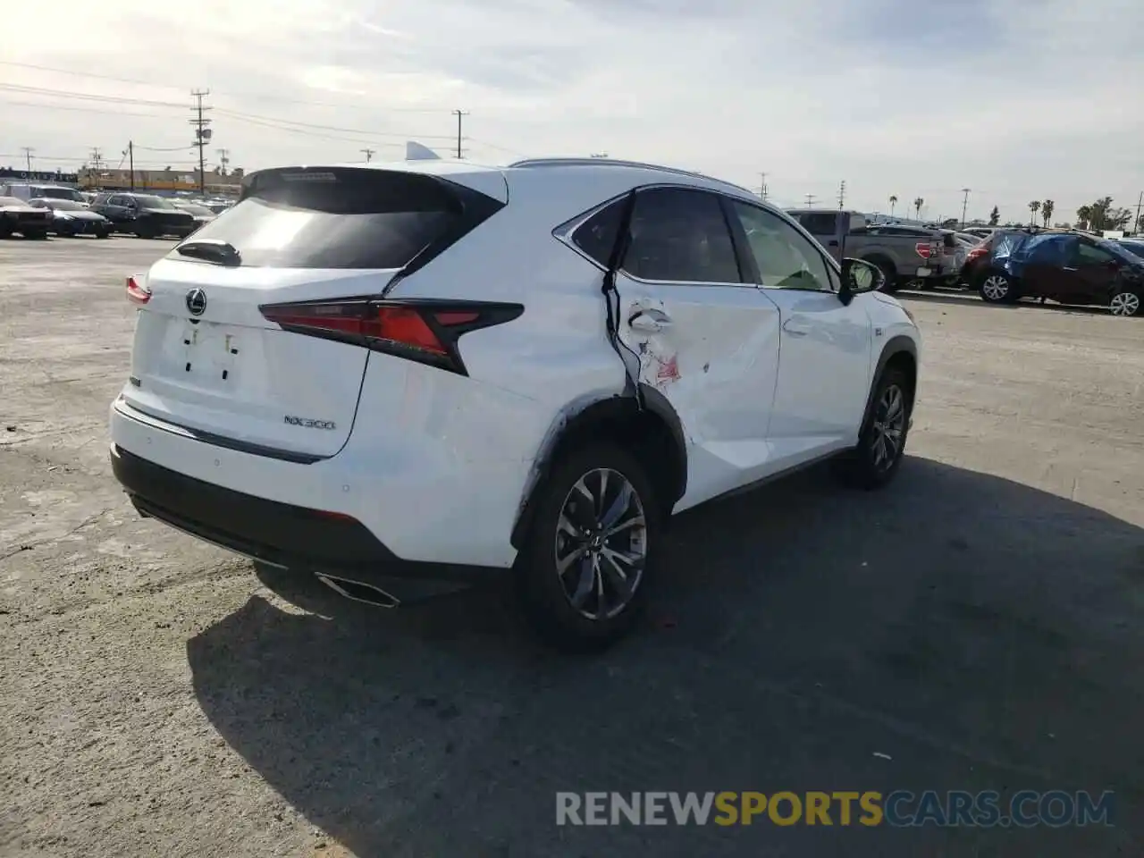 4 Photograph of a damaged car JTJSARBZ2M2202402 LEXUS NX 2021