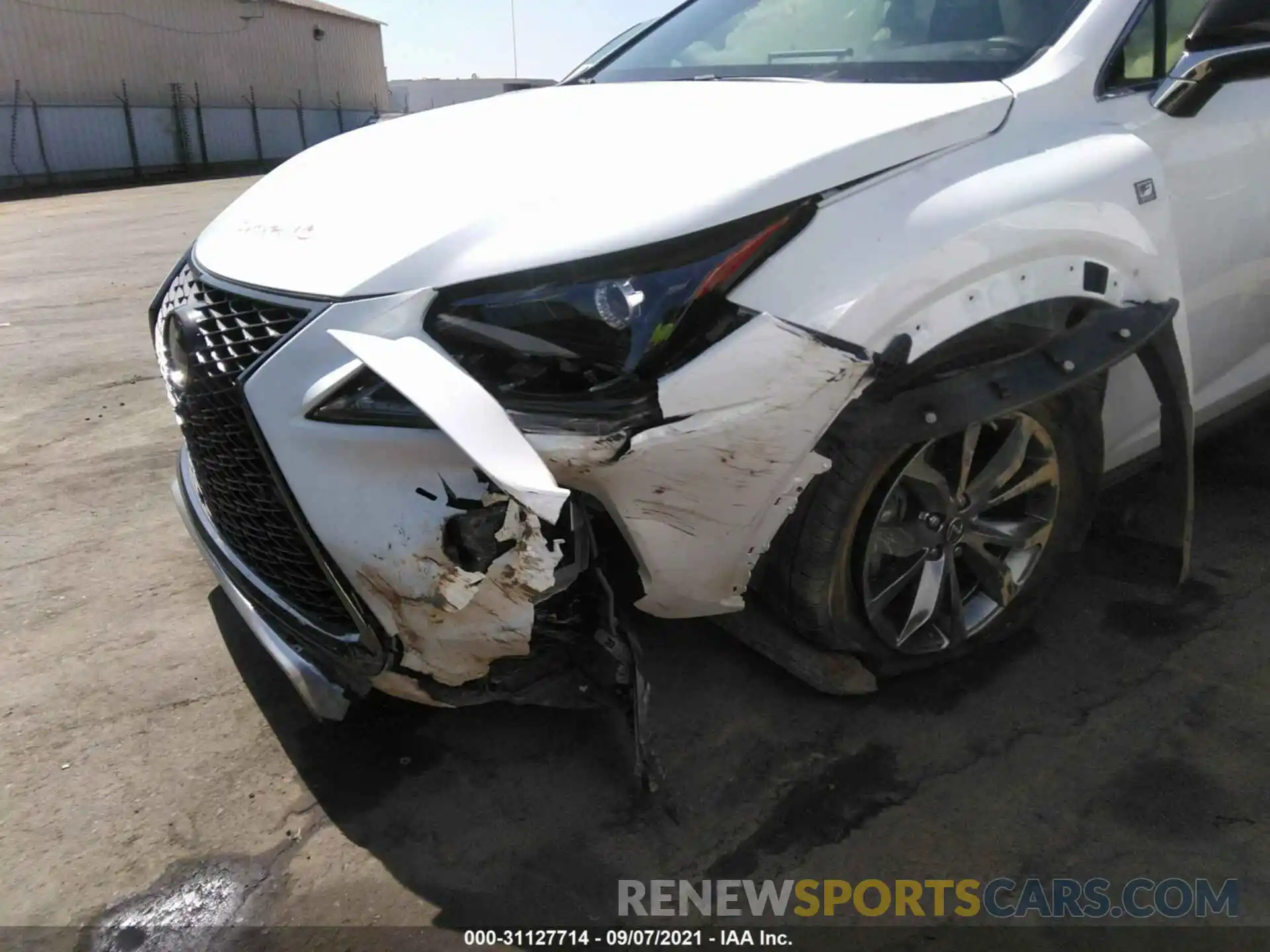 6 Фотография поврежденного автомобиля JTJSARBZ2M5025767 LEXUS NX 2021