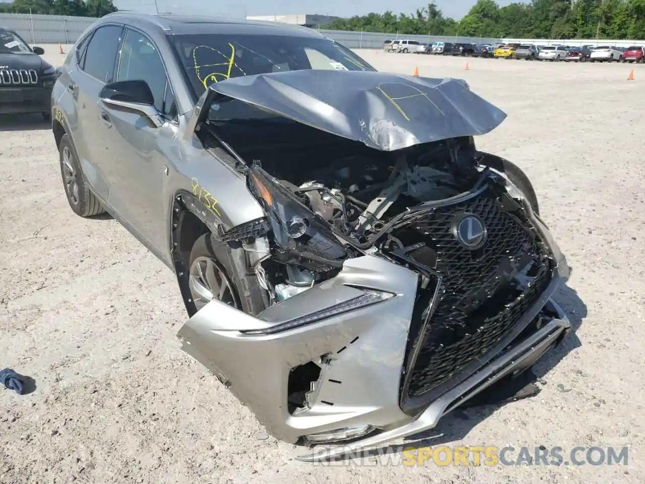 1 Photograph of a damaged car JTJSARBZ3M2180295 LEXUS NX 2021