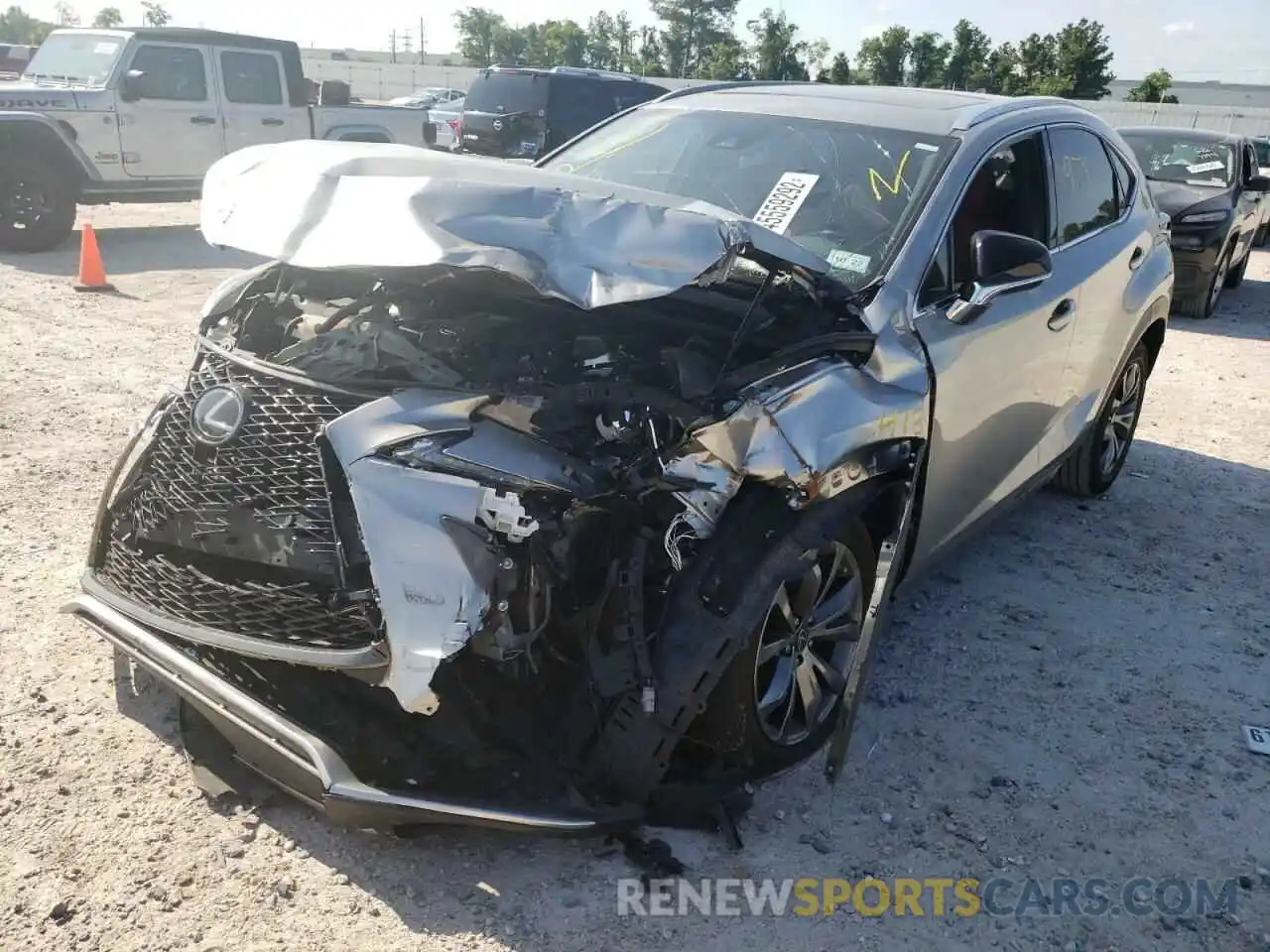 2 Photograph of a damaged car JTJSARBZ3M2180295 LEXUS NX 2021