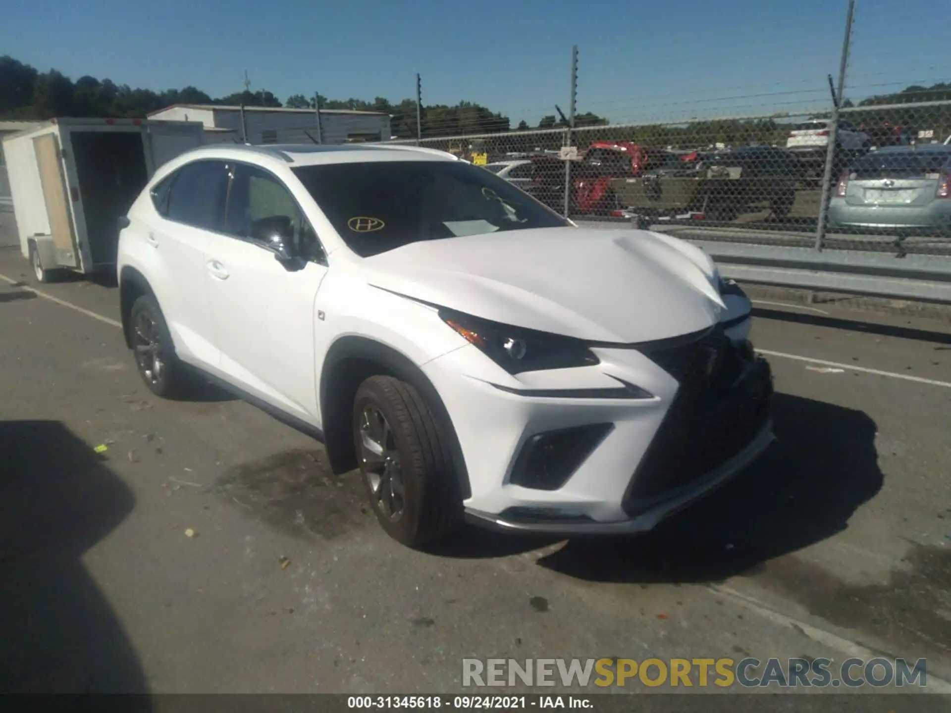 1 Photograph of a damaged car JTJSARBZ3M2180717 LEXUS NX 2021