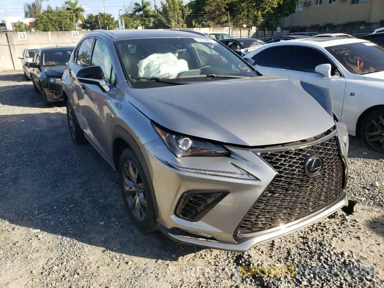 1 Фотография поврежденного автомобиля JTJSARBZ3M2194097 LEXUS NX 2021