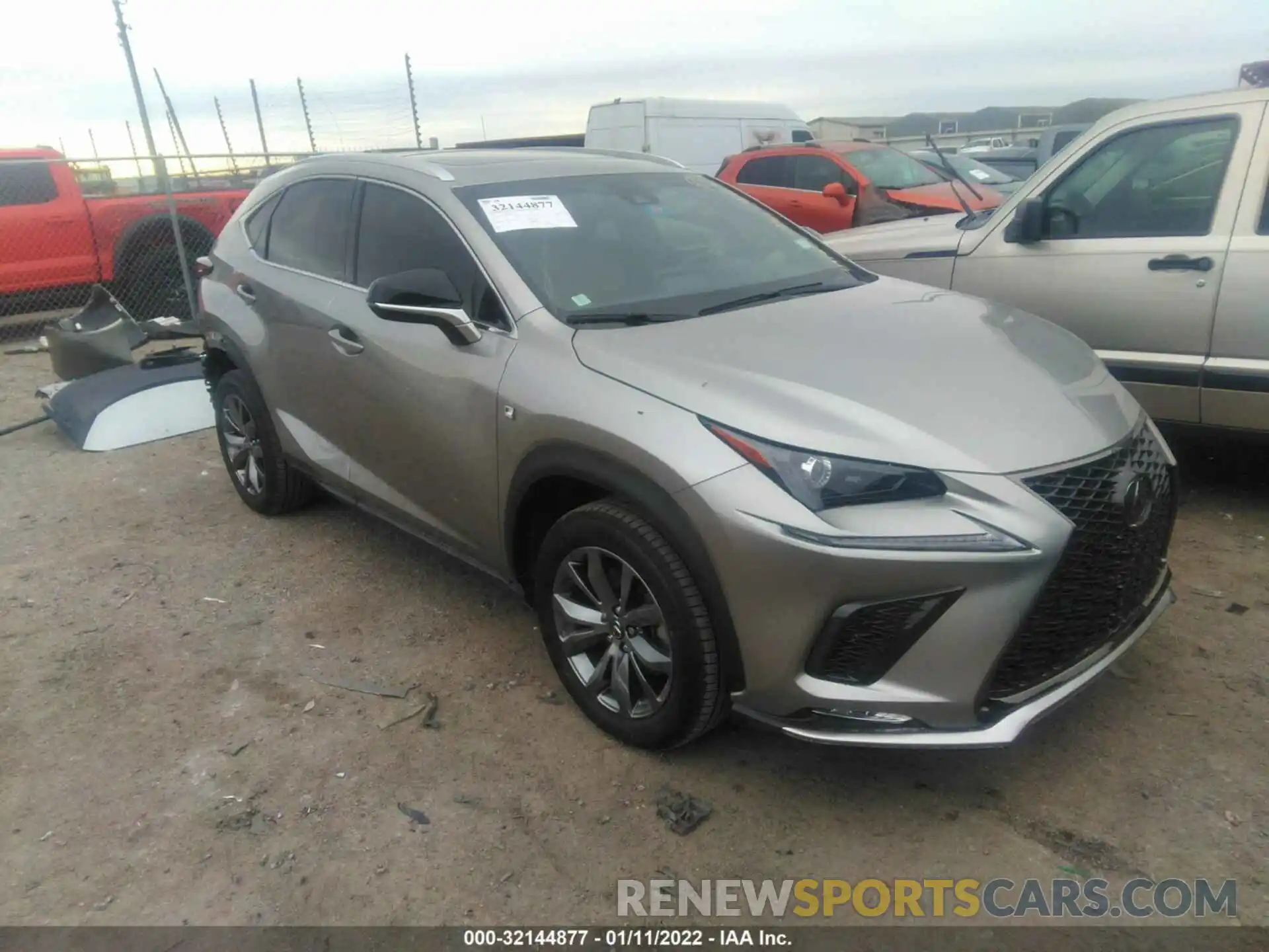 1 Фотография поврежденного автомобиля JTJSARBZ3M2194827 LEXUS NX 2021