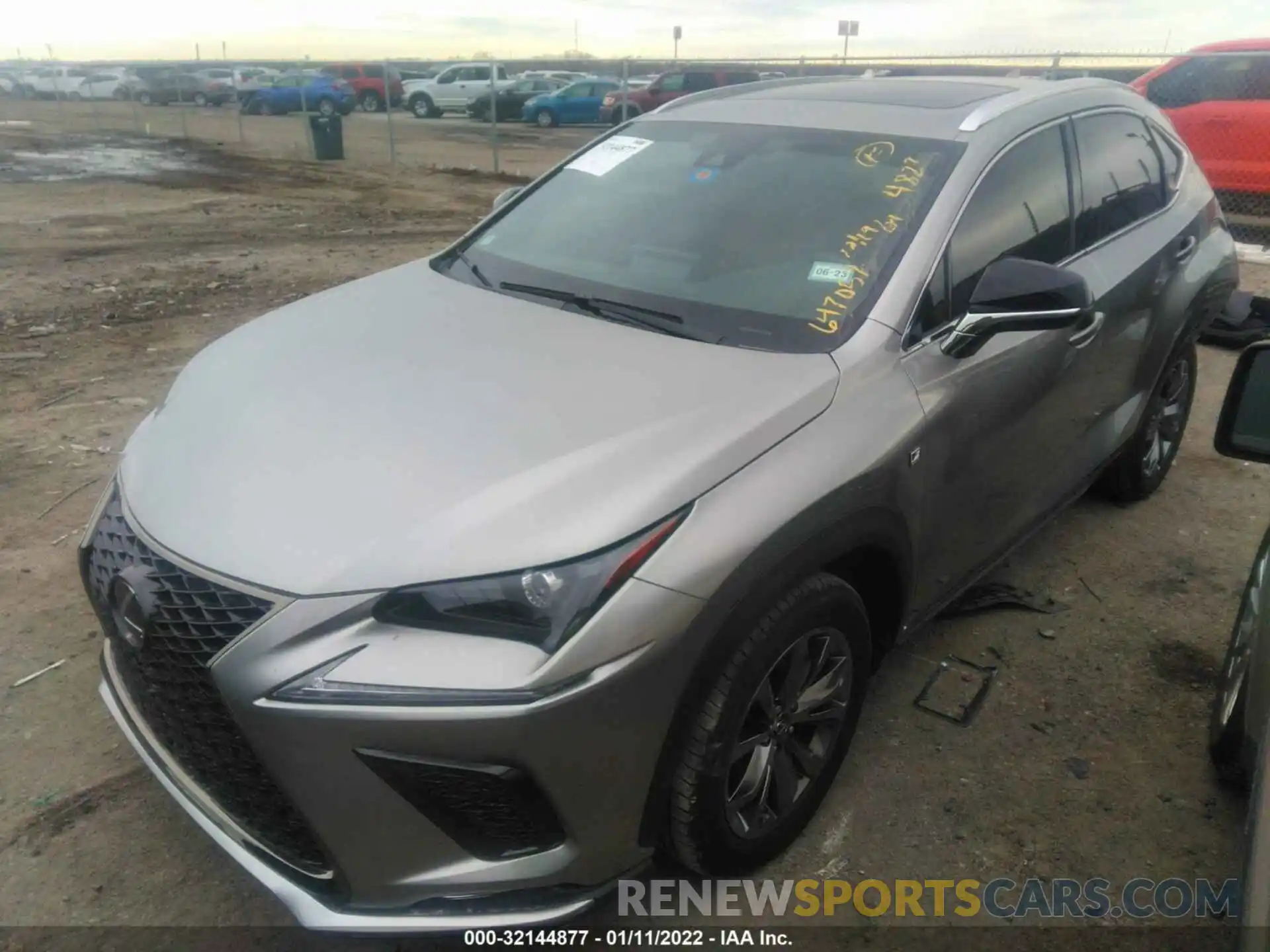 2 Фотография поврежденного автомобиля JTJSARBZ3M2194827 LEXUS NX 2021