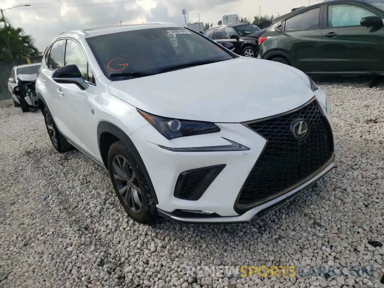 1 Фотография поврежденного автомобиля JTJSARBZ3M5023915 LEXUS NX 2021