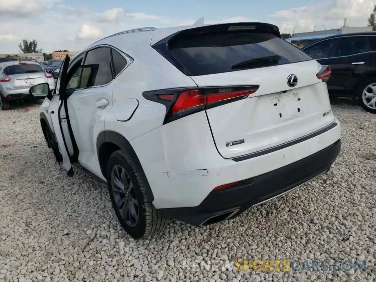 3 Фотография поврежденного автомобиля JTJSARBZ3M5023915 LEXUS NX 2021