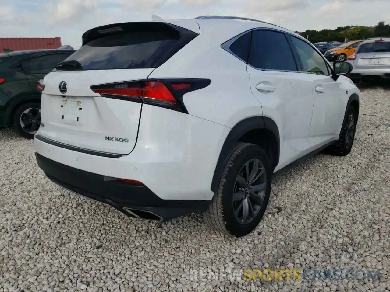 4 Фотография поврежденного автомобиля JTJSARBZ3M5023915 LEXUS NX 2021