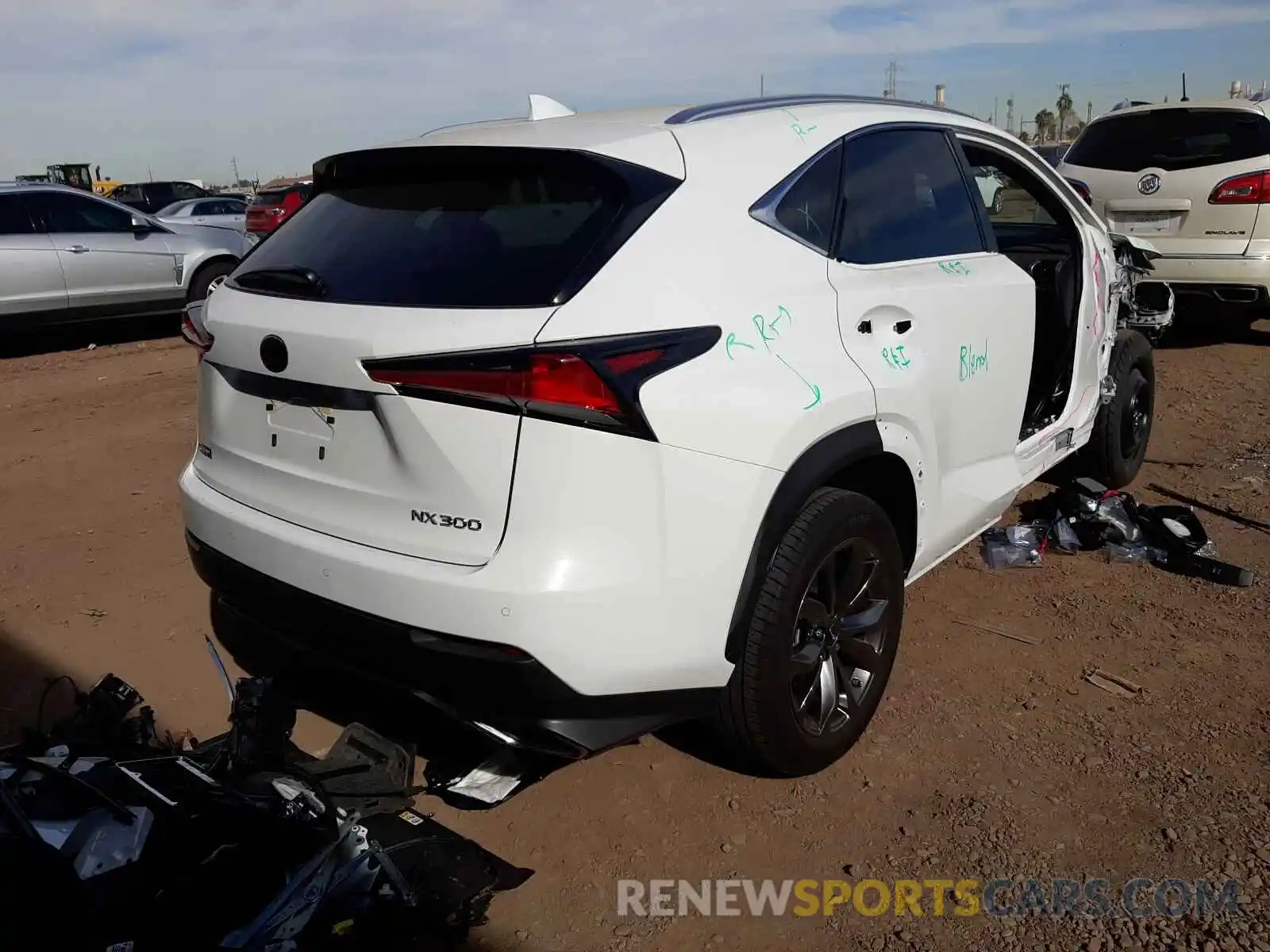 4 Photograph of a damaged car JTJSARBZ3M5024370 LEXUS NX 2021