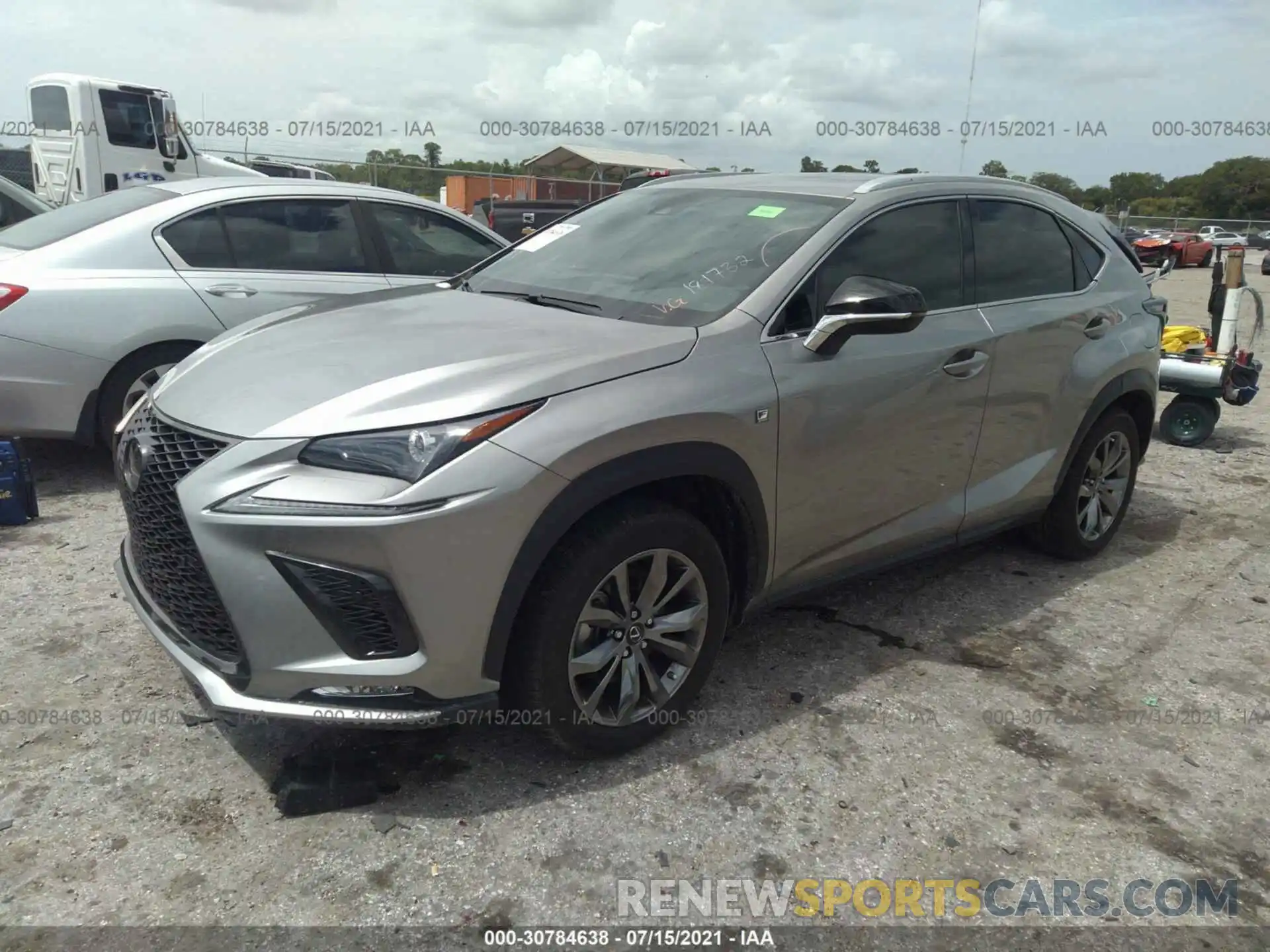 2 Фотография поврежденного автомобиля JTJSARBZ4M2181732 LEXUS NX 2021