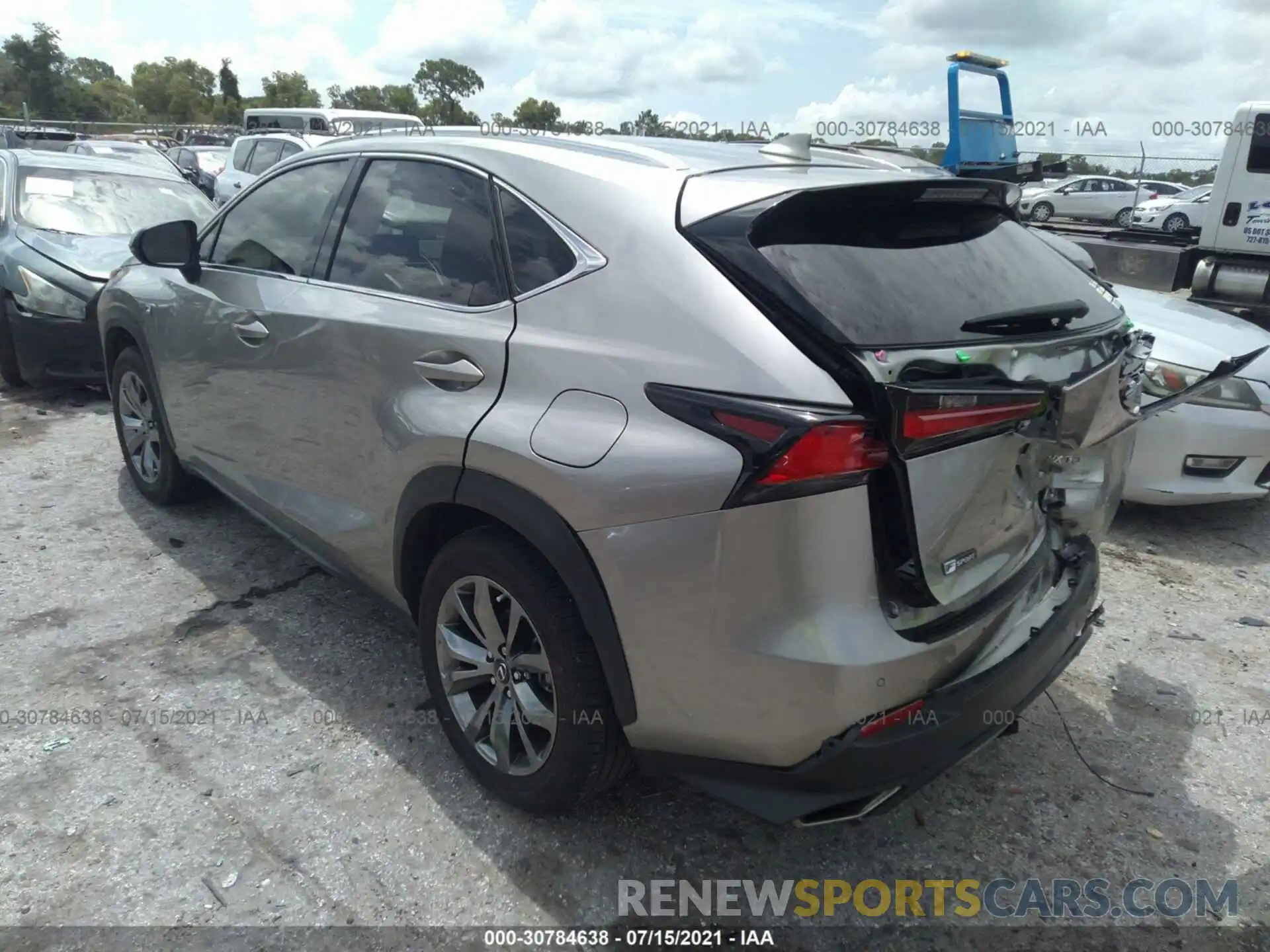 3 Photograph of a damaged car JTJSARBZ4M2181732 LEXUS NX 2021