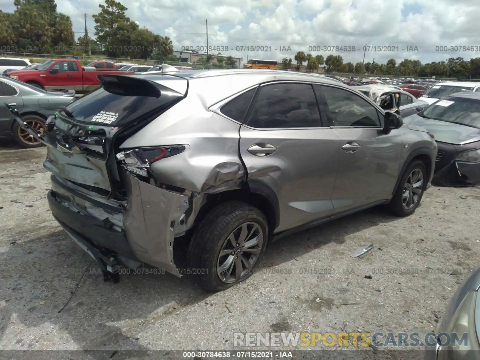 4 Photograph of a damaged car JTJSARBZ4M2181732 LEXUS NX 2021