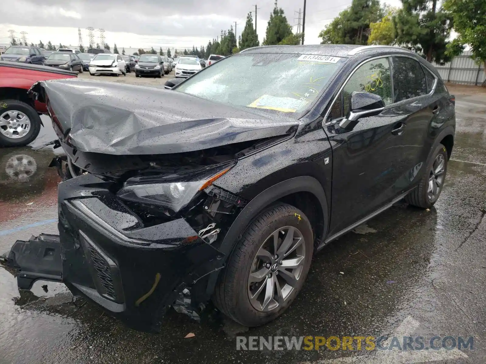 2 Photograph of a damaged car JTJSARBZ4M2184307 LEXUS NX 2021