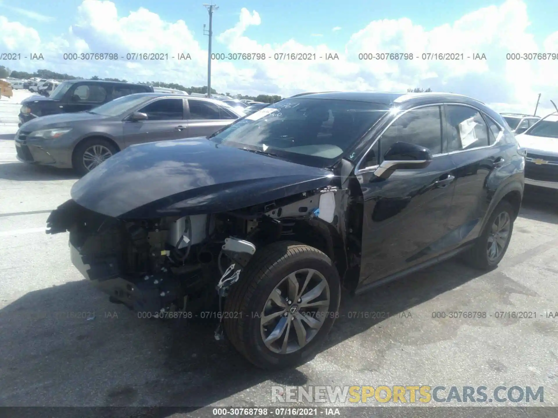 2 Photograph of a damaged car JTJSARBZ4M2184761 LEXUS NX 2021