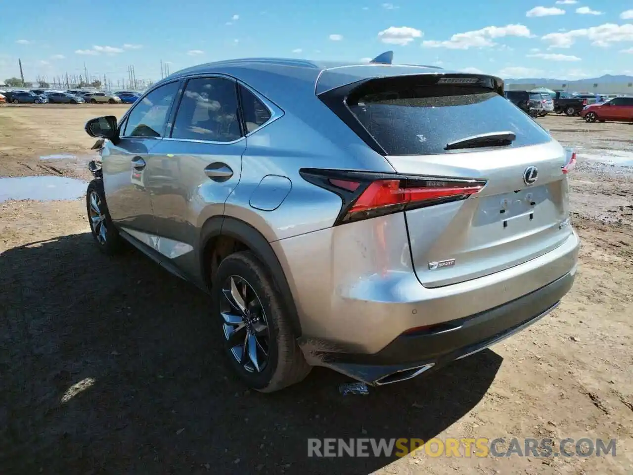 3 Фотография поврежденного автомобиля JTJSARBZ4M2186591 LEXUS NX 2021