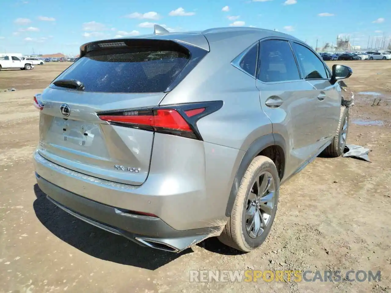 4 Фотография поврежденного автомобиля JTJSARBZ4M2186591 LEXUS NX 2021