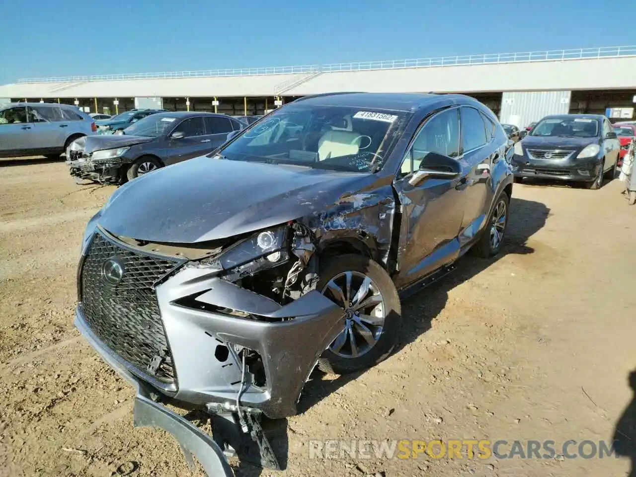 2 Photograph of a damaged car JTJSARBZ4M2189216 LEXUS NX 2021