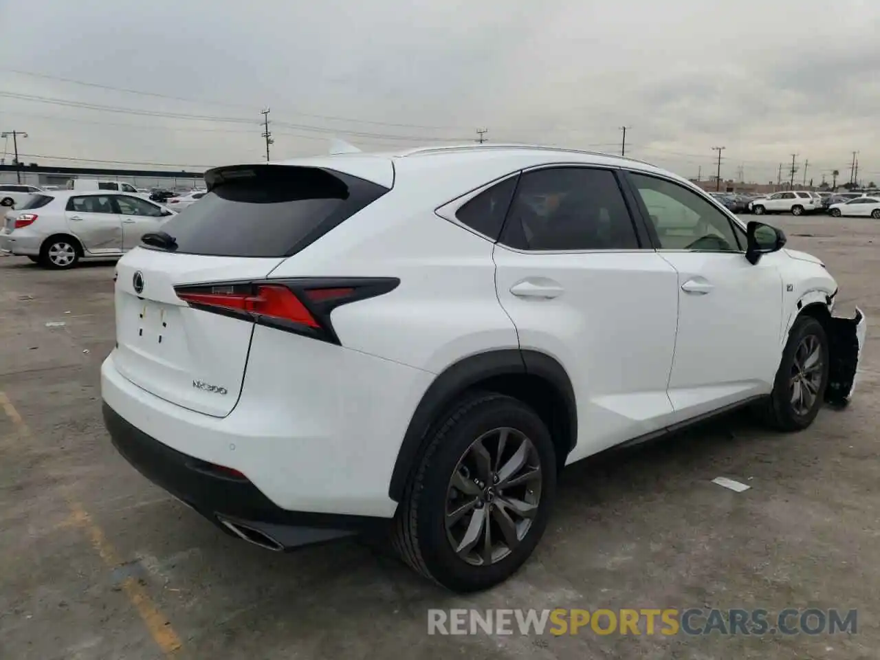 4 Фотография поврежденного автомобиля JTJSARBZ4M2191404 LEXUS NX 2021