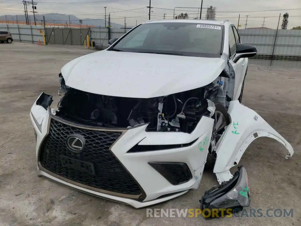 9 Photograph of a damaged car JTJSARBZ4M2191404 LEXUS NX 2021