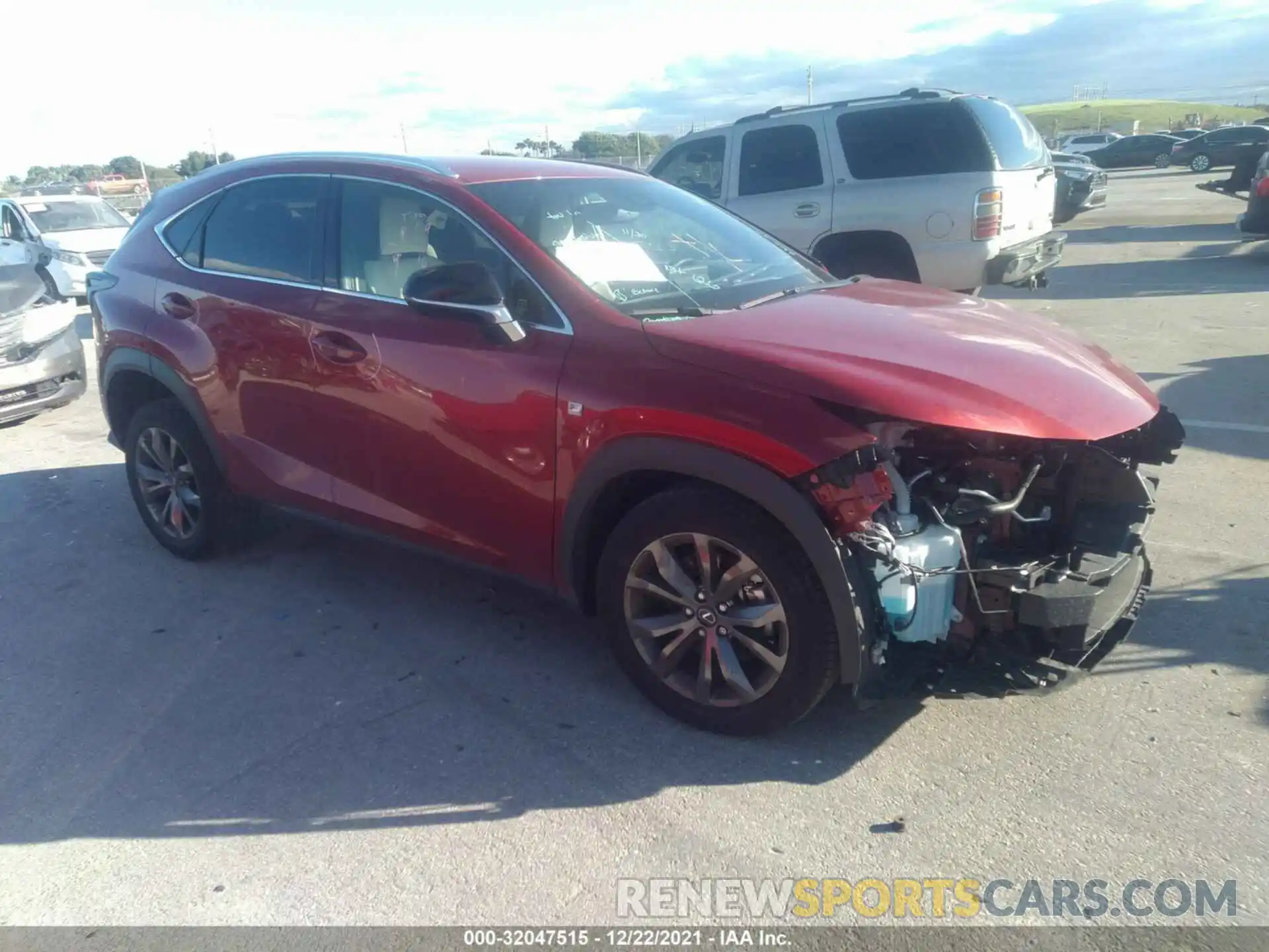 1 Photograph of a damaged car JTJSARBZ4M2200019 LEXUS NX 2021