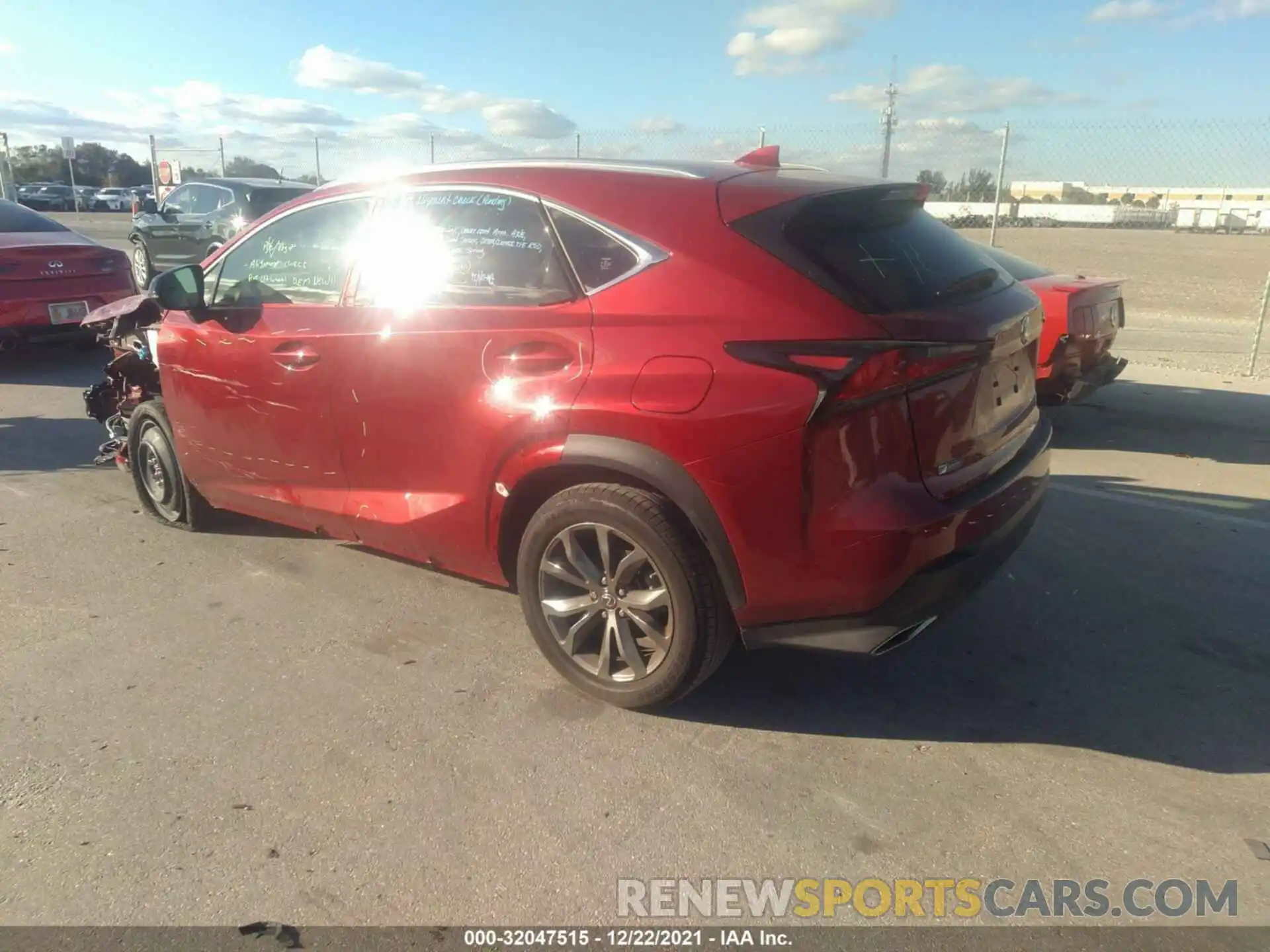 3 Photograph of a damaged car JTJSARBZ4M2200019 LEXUS NX 2021