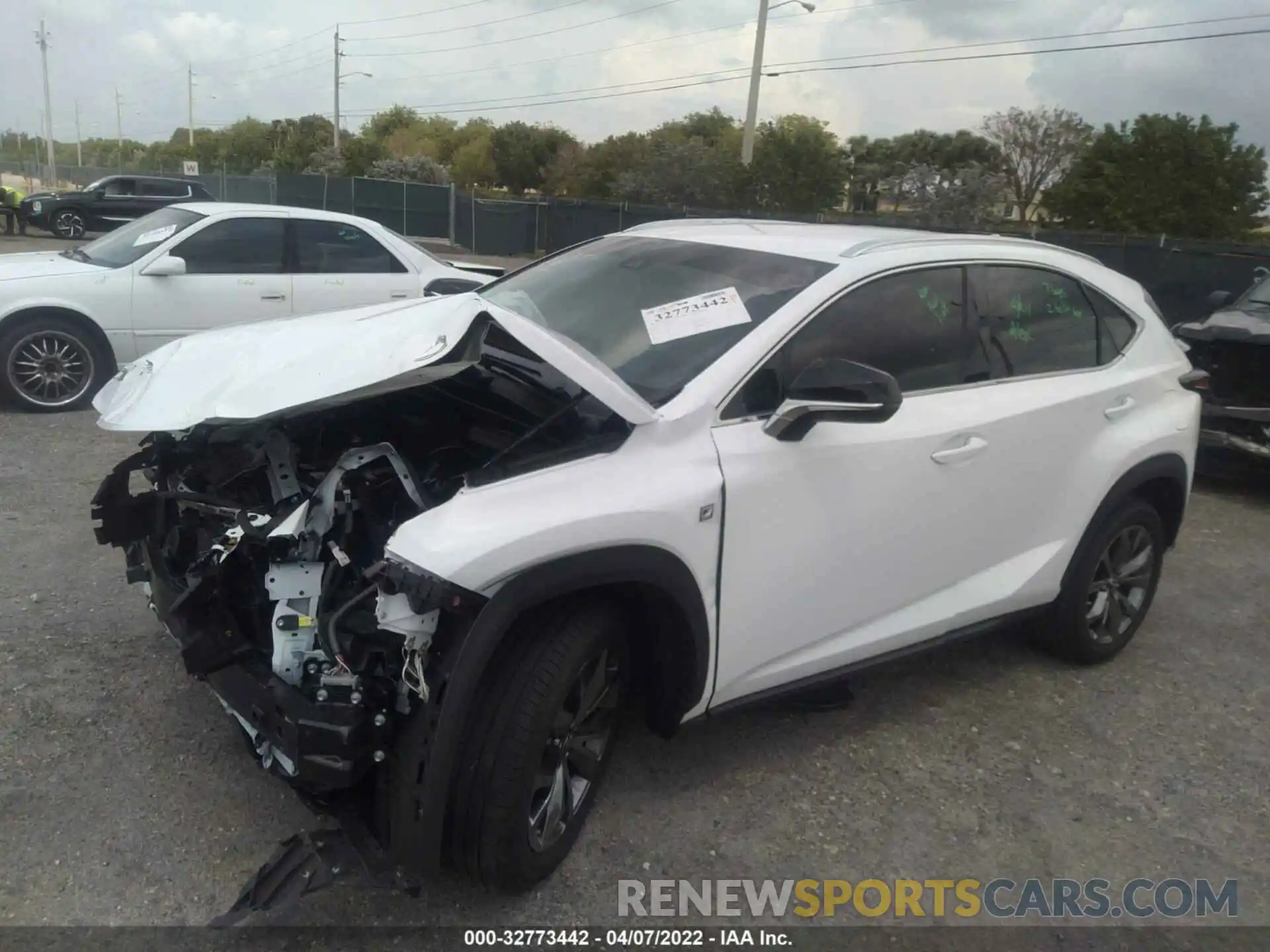 2 Photograph of a damaged car JTJSARBZ4M2200263 LEXUS NX 2021