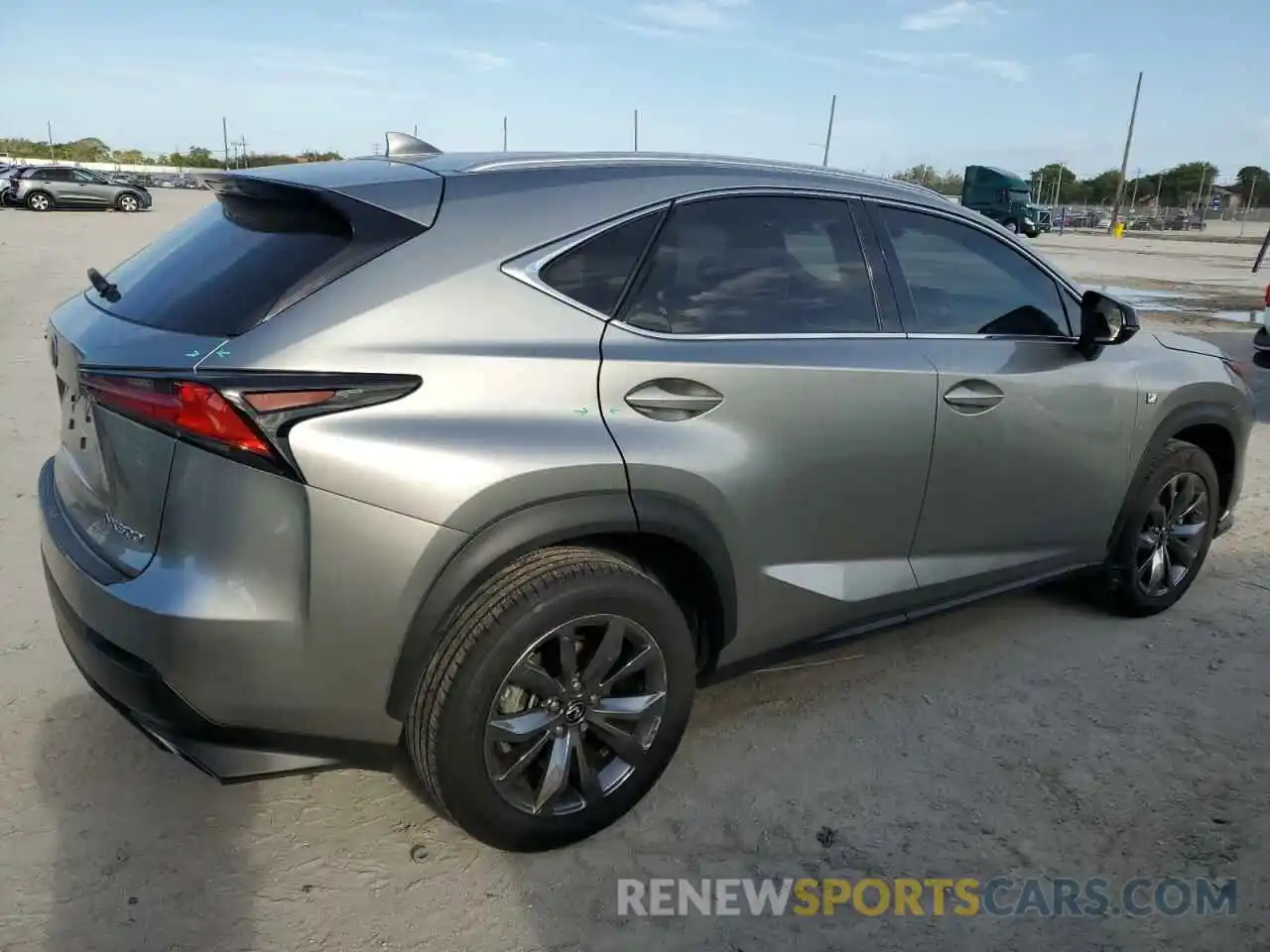 3 Фотография поврежденного автомобиля JTJSARBZ4M2200876 LEXUS NX 2021