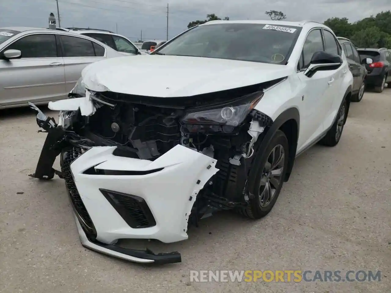 2 Фотография поврежденного автомобиля JTJSARBZ4M2202093 LEXUS NX 2021