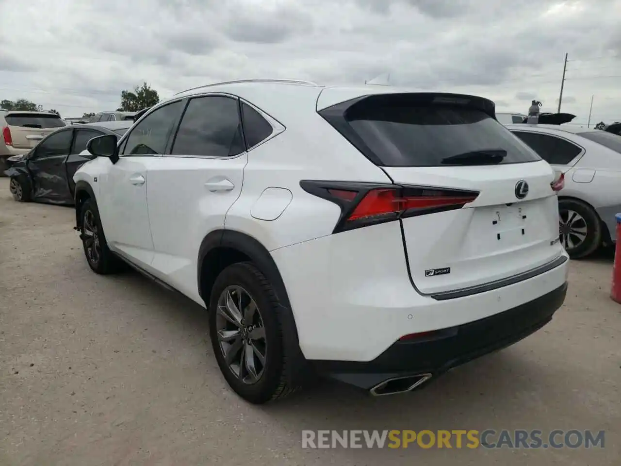 3 Фотография поврежденного автомобиля JTJSARBZ4M2202093 LEXUS NX 2021