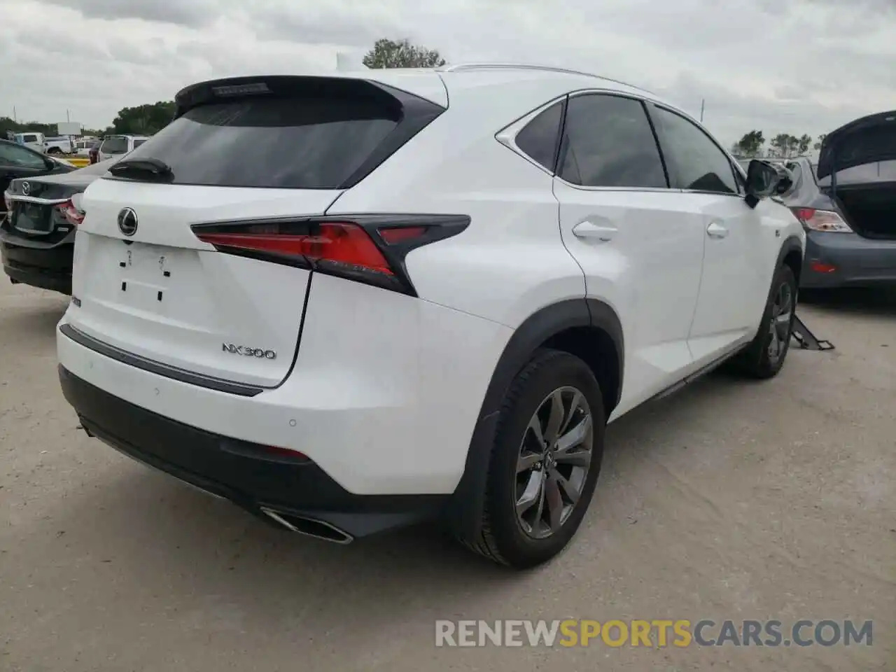 4 Фотография поврежденного автомобиля JTJSARBZ4M2202093 LEXUS NX 2021