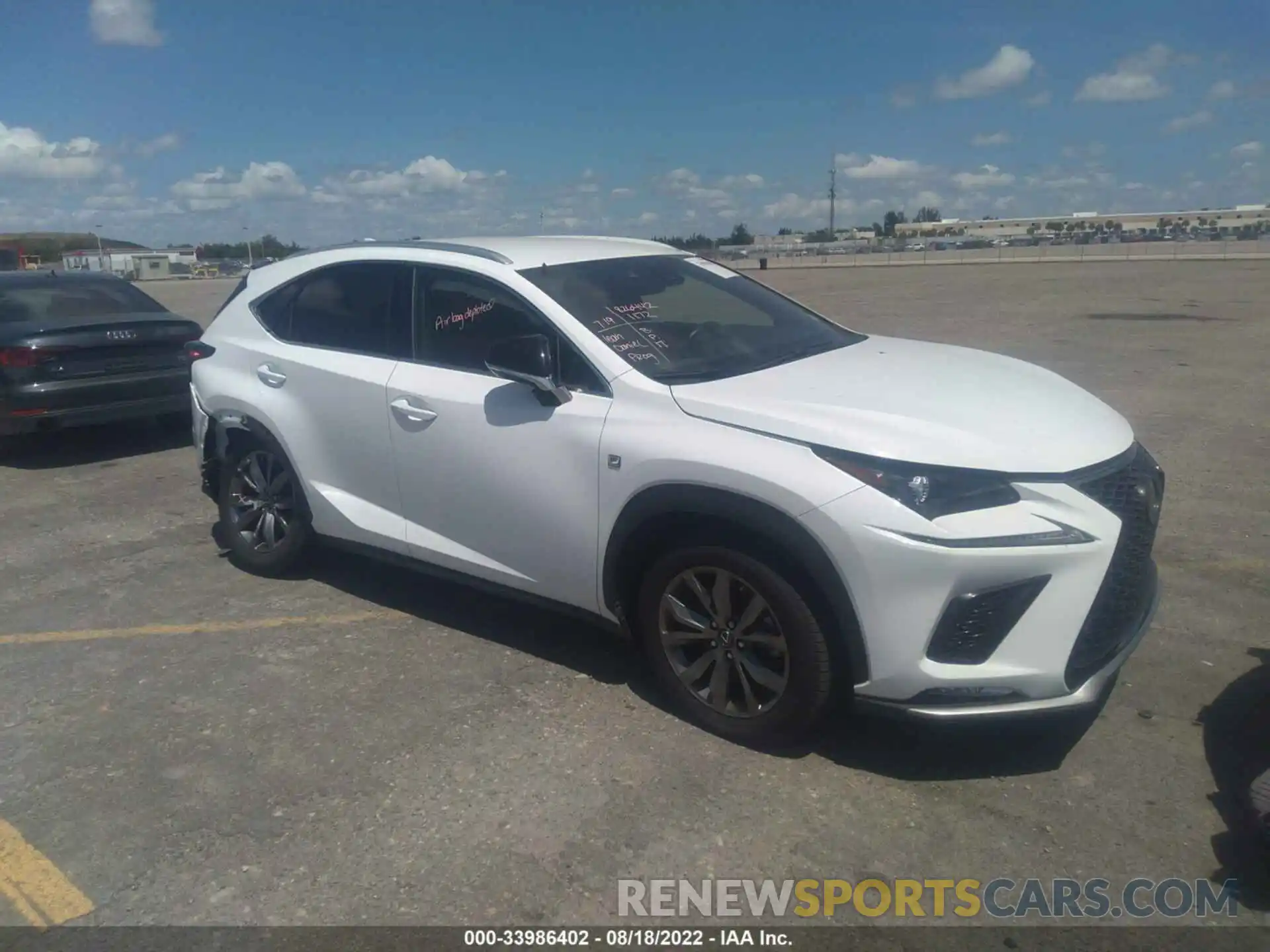 1 Photograph of a damaged car JTJSARBZ4M5022305 LEXUS NX 2021