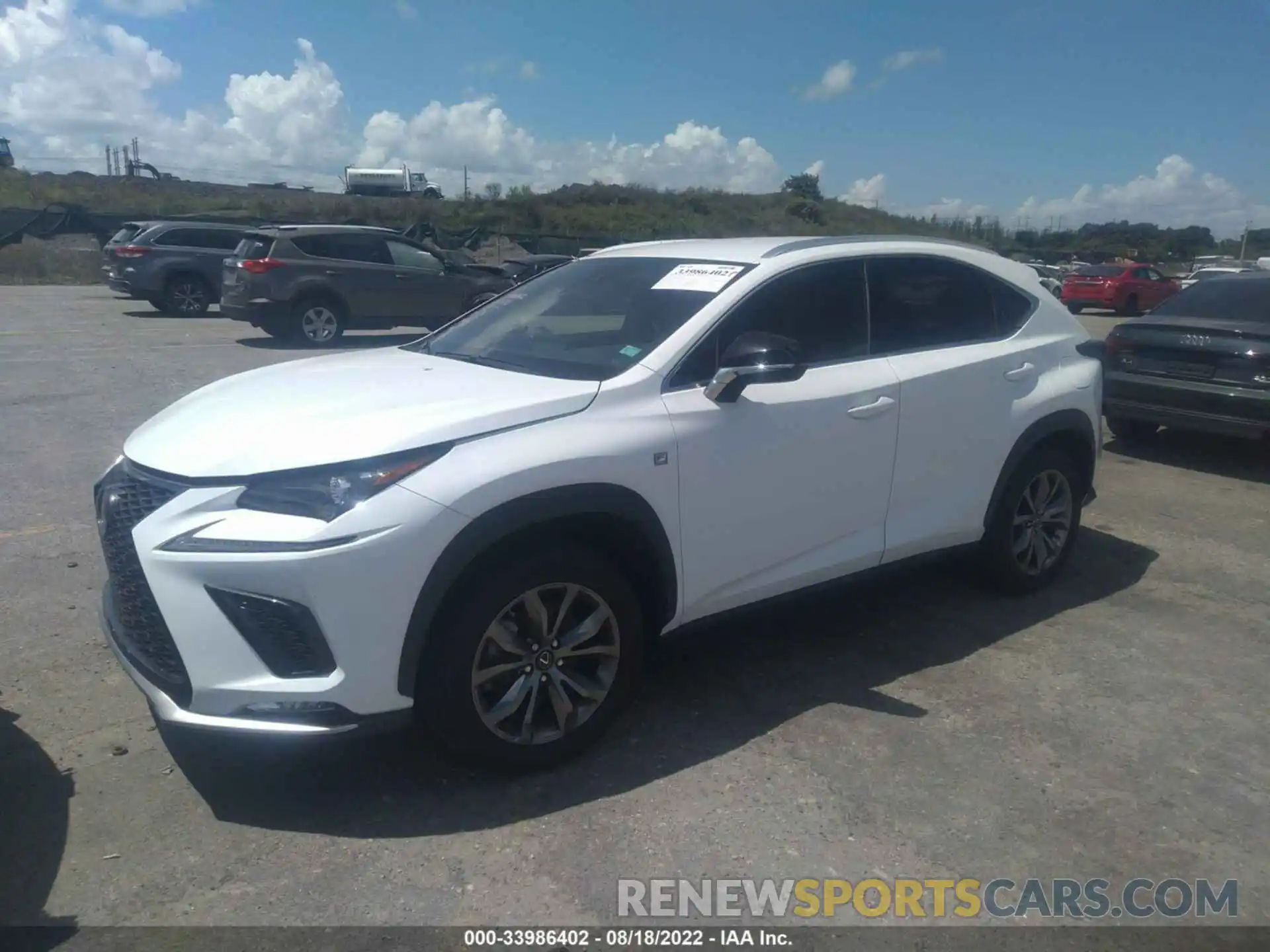 2 Photograph of a damaged car JTJSARBZ4M5022305 LEXUS NX 2021